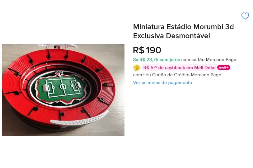 Anúncio de Morumbi por R$ 190,00
